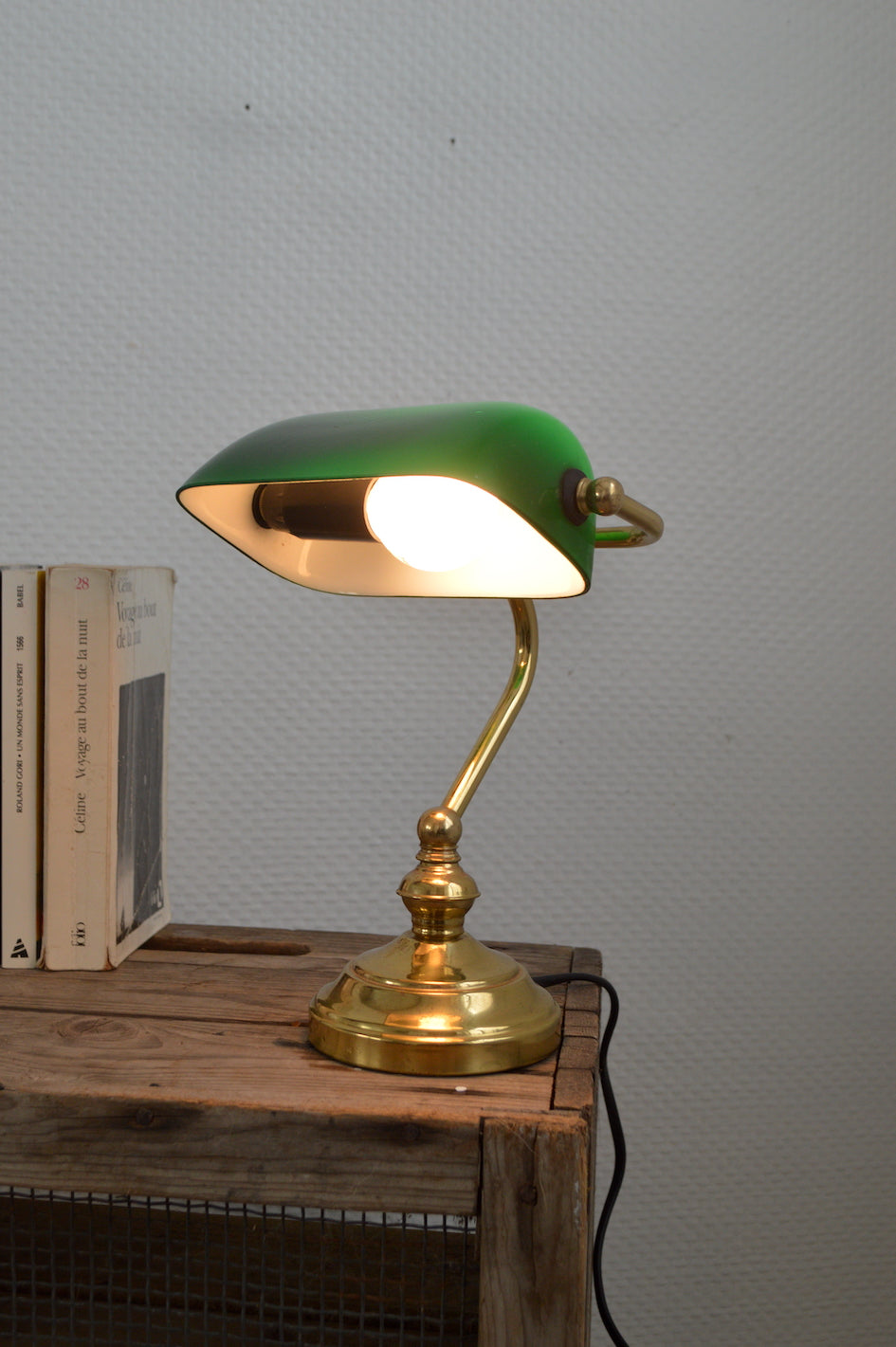 Lampe de banquier vintage – Noyo créatif