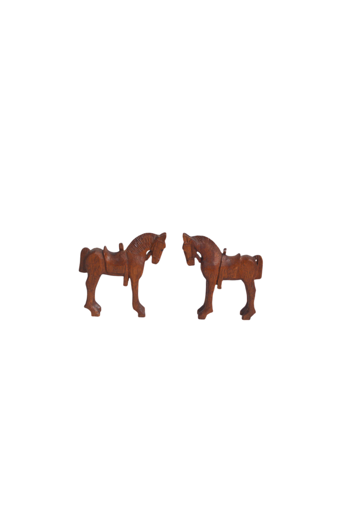 chevaux-en-bois-sculpté