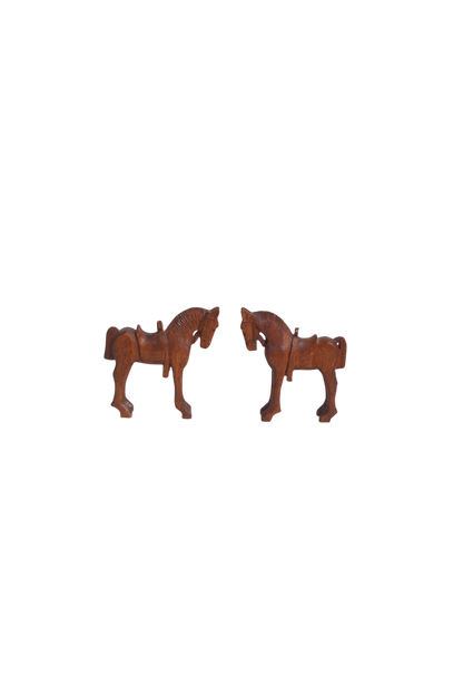 chevaux-en-bois-sculpté