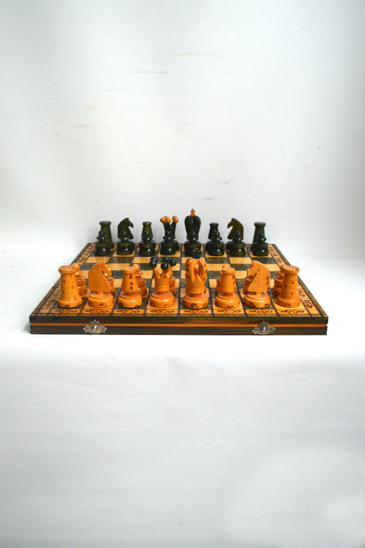 coffret echecs bois