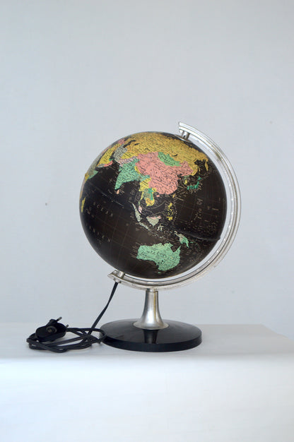 Globe Lumineux Planète Terre Scandinave, 1990 en vente sur Pamono